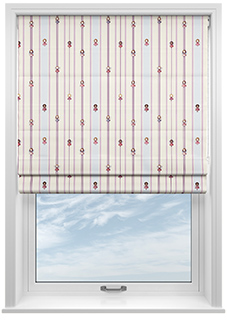 Fairy Cakes, Fairy Stripe Sponge - Roman Blind